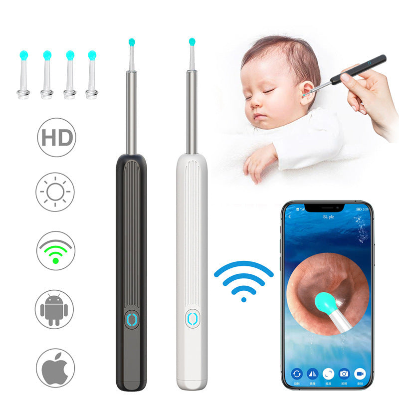 HD Ear Endoscope Luminous Ear Scoop Ear Excrement Picking Tool