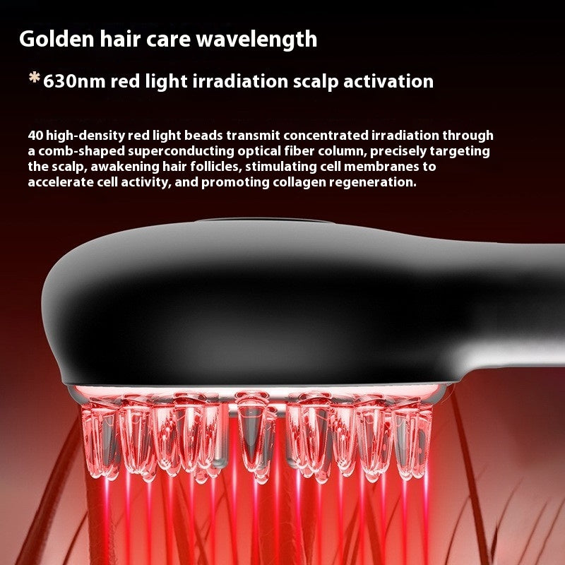 Red Light Scalp Care Scalp Cleaning Vibration Massage